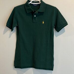 Ralph Lauren Green Polo Shirt for Boys